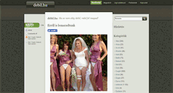 Desktop Screenshot of debil.hu
